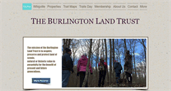 Desktop Screenshot of burlingtonlandtrust.org